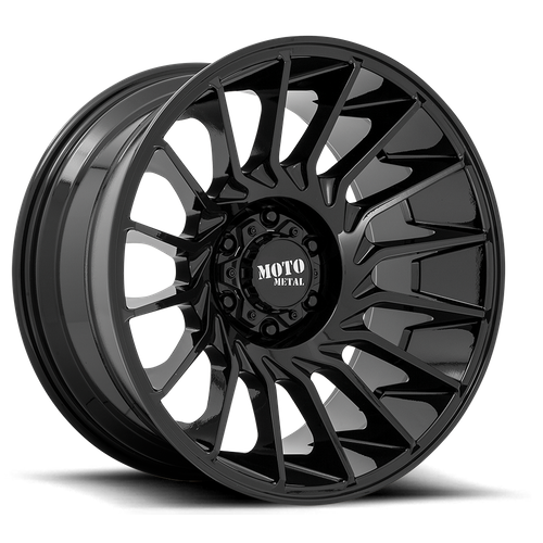 Moto Metal MO807 Gloss Black 20x10 -18 6x139.7mm 106.1mm