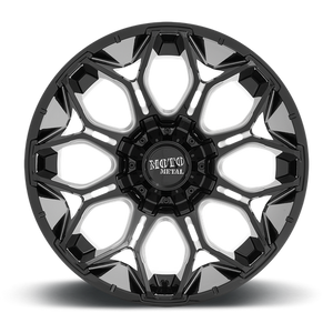 Moto Metal MO808 SNIPER Gloss Black Milled 20x10 -18 8x165.1mm 125.1mm
