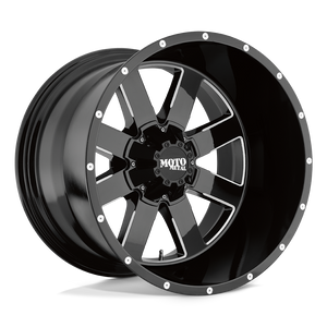 Moto Metal MO962 Gloss Black Milled 18x9 0 8x165.1mm 125.1mm - WheelWiz