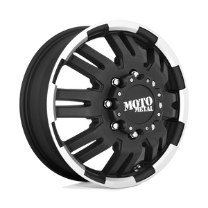 Moto Metal MO963 Matte Black Machined - Front 16x6 +111 8x170mm 125.1mm - WheelWiz