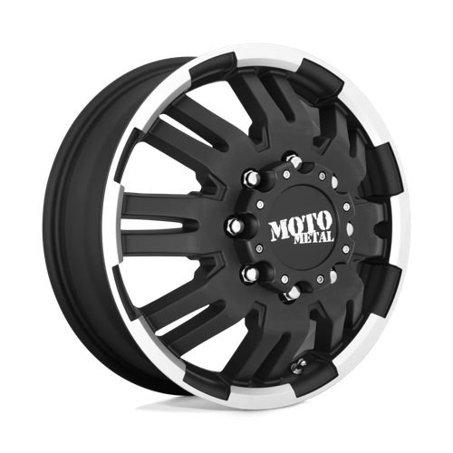 Moto Metal MO963 Matte Black Machined - Front 16x6 +111 8x170mm 125.1mm - WheelWiz