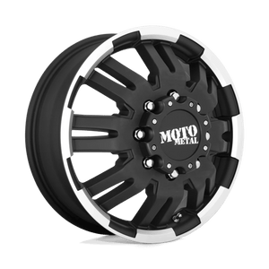 Moto Metal MO963 Matte Black Machined - Front 16x6 +111 8x170mm 125.1mm - WheelWiz