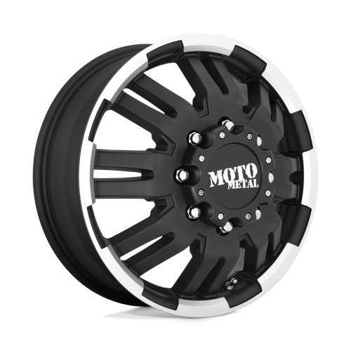 Moto Metal MO963 Matte Black Machined 17x6 +111 8x200mm 142mm - Wheelwiz