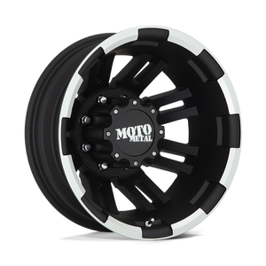 Moto Metal MO963 Matte Black Machined - Rear 17x6 -134 8x210mm 154.3mm - WheelWiz