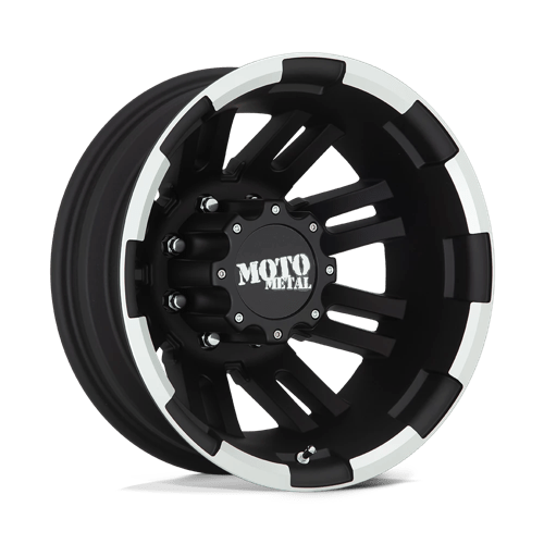 Moto Metal MO963 Matte Black Machined - Rear 17x6 -134 8x200mm 142mm - WheelWiz