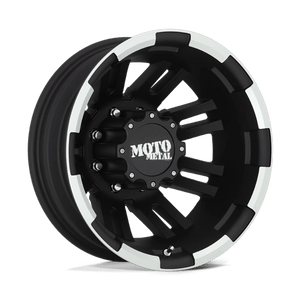 Moto Metal MO963 Matte Black Machined - Rear 17x6 -134 8x200mm 142mm - WheelWiz