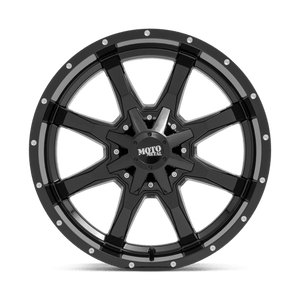 Moto Metal MO970 Gloss Black W/ Spot Milled Lip 18x9 +18 5x127|5x139.7mm 78.1mm - Wheelwiz