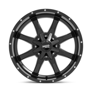 Moto Metal MO970 Gloss Black W/ Spot Milled Lip 20x9 +18 6x135|6x139.7mm 106.1mm - Wheelwiz