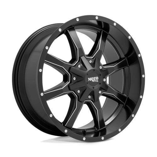 Moto Metal MO970 Semi Gloss Black Milled 16x7 +42 6x130mm 84.1mm - WheelWiz