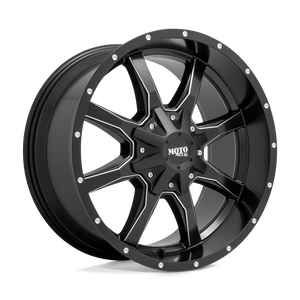 Moto Metal MO970 Semi Gloss Black Milled 17x9 +12 5x139.7|5x150mm 110.1mm - WheelWiz