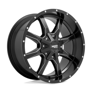 Moto Metal MO970 Semi Gloss Black Milled 20x10 -24 5x127|5x139.7mm 78.1mm - Wheelwiz