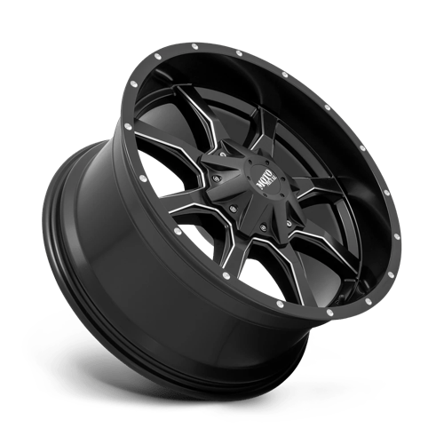 Moto Metal MO970 Semi Gloss Black Milled 20x10 -24 5x127|5x139.7mm 78.1mm - Wheelwiz