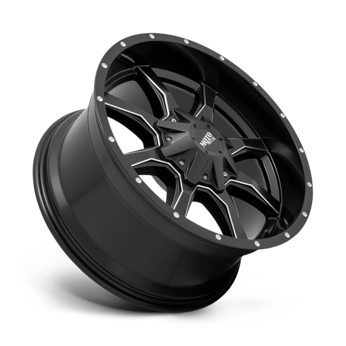 Moto Metal MO970 Semi Gloss Black Milled 20x10 -18 6x135|6x139.7mm 106.1mm - Wheelwiz
