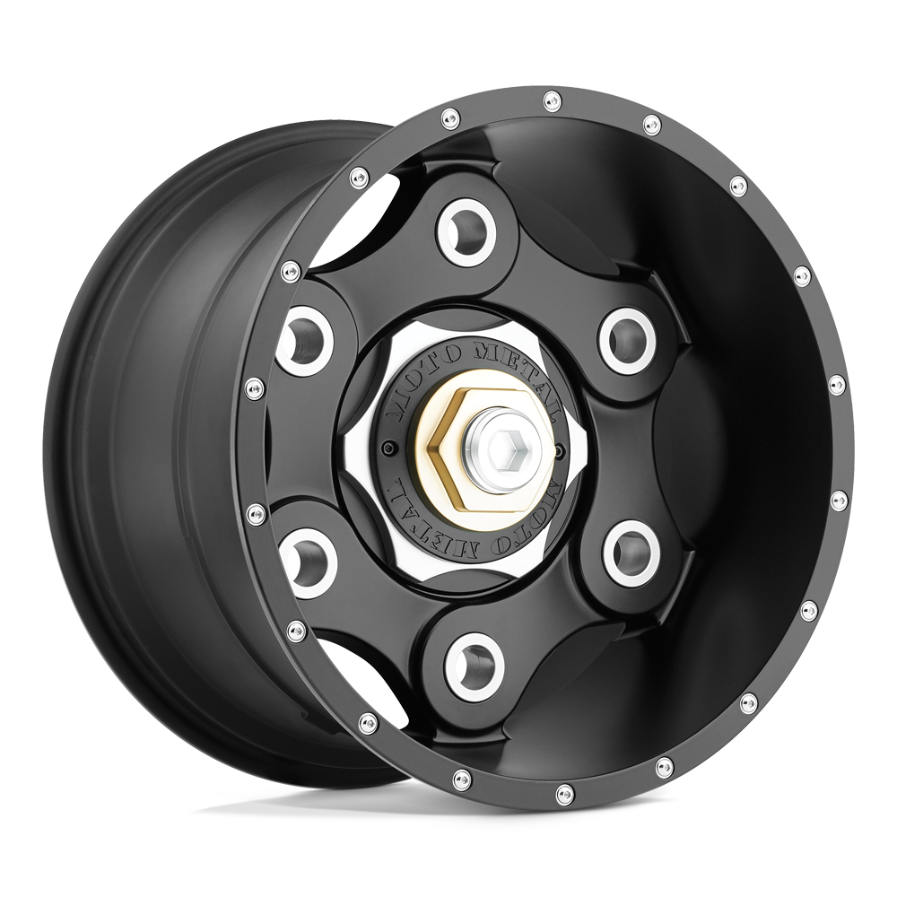 Moto Metal MO977 LINK Satin Black 20x10 -24 8x180mm 124.2mm - WheelWiz