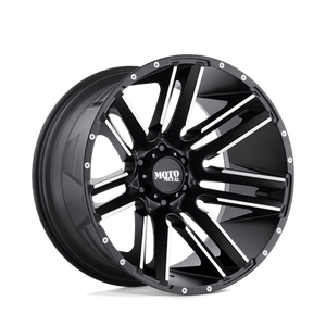 Moto Metal MO978 RAZOR Satin Black Machined 18x10 -24 8x180mm 124.2mm - WheelWiz