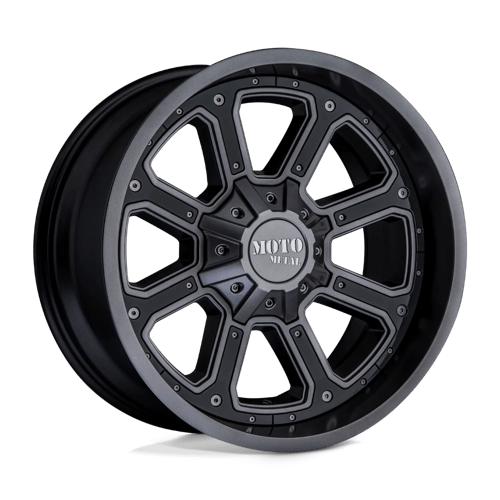 Moto Metal MO984 SHIFT Matte Gray Gloss Black Inserts 20x9 +18 6x120|6x139.7mm 78.1mm - WheelWiz