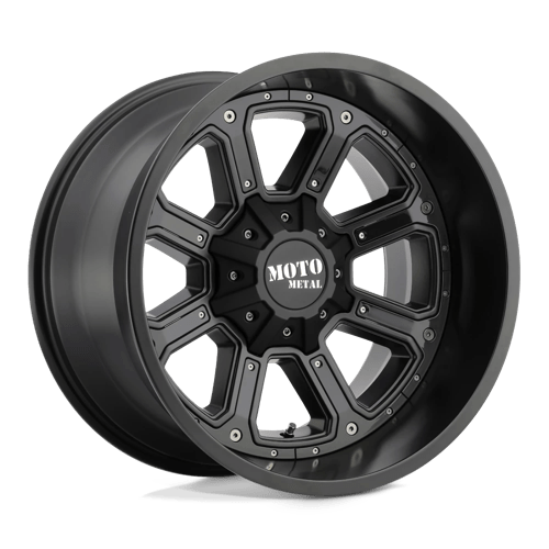 Moto Metal MO984 SHIFT Matte Black Gloss Black Inserts 20x12 -44 6x135|6x139.7mm 106.1mm - WheelWiz