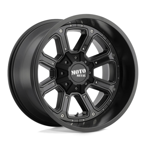 Moto Metal MO984 SHIFT Matte Black W/ G-blk Inserts 20x9 +30 6x114.3mm 72.6mm - Wheelwiz