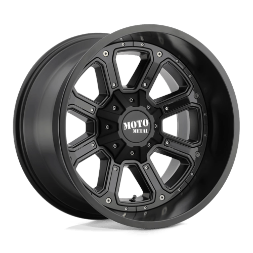 Moto Metal MO984 SHIFT Matte Black Gloss Black Inserts 20x12 -44 6x135|6x139.7mm 106.1mm - Wheelwiz