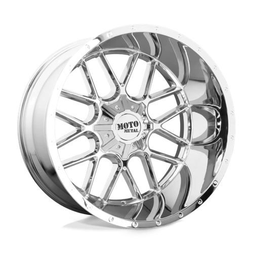 Moto Metal MO986 SIEGE Chrome 20x10 -18 5x127|5x139.7mm 78.1mm - Wheelwiz