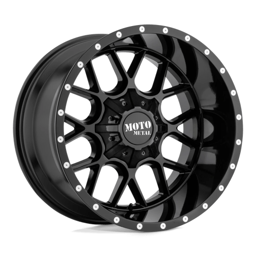 Moto Metal MO986 SIEGE Gloss Black 22x12 -44 5x139.7|5x150mm 110.1mm - WheelWiz