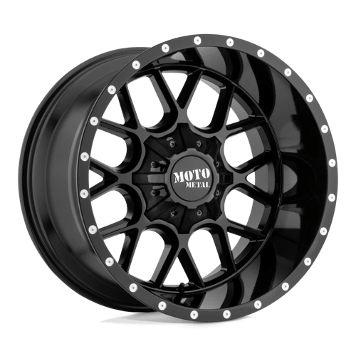 Moto Metal MO986 SIEGE Gloss Black 20x9 +18 6x135|6x139.7mm 106.1mm - Wheelwiz