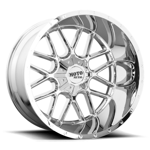 Moto Metal MO986 SIEGE Chrome 20x9 0 5x127|5x139.7mm 78.1mm - Wheelwiz
