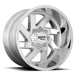 Moto Metal MO988 MELEE Chrome 22x10 -18 5x127|5x139.7mm 78.1mm - WheelWiz