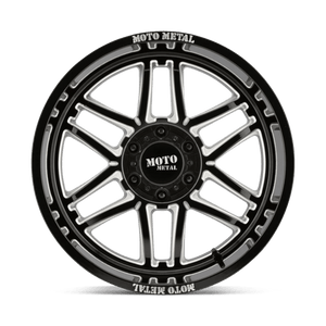 Moto Metal MO992 FOLSOM Gloss Black Milled 22x12 -44 6x135mm 87.1mm - WheelWiz