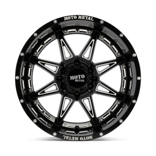 Moto Metal MO993 HYDRA Gloss Black Milled 18x8.5 +18 6x139.7mm 106.1mm - Wheelwiz
