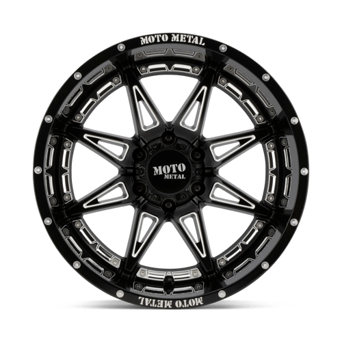 Moto Metal MO993 HYDRA Gloss Black Milled 20x10 -18 6x139.7mm 106.1mm - Wheelwiz