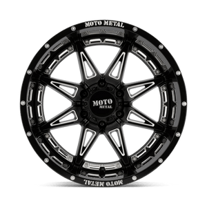 Moto Metal MO993 HYDRA Gloss Black Milled 17x9 -12 5x127mm 78.1mm - Wheelwiz