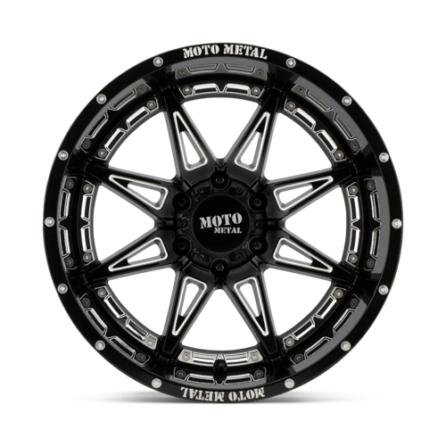 Moto Metal MO993 HYDRA Gloss Black Milled 20x9 +18 6x114.3mm 66.1mm - WheelWiz