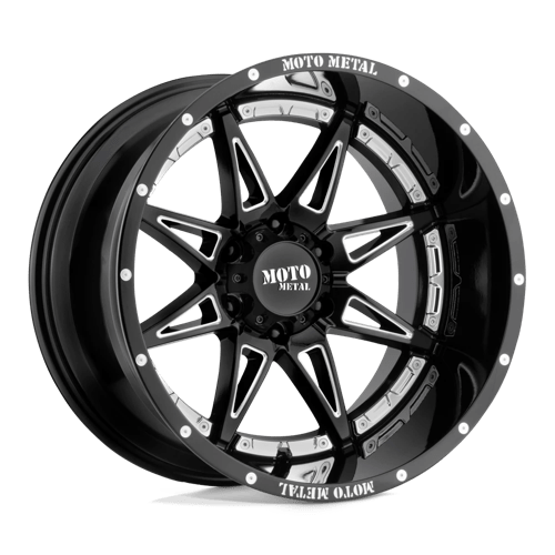 Moto Metal MO993 HYDRA Gloss Black Milled 18x8.5 +18 6x120mm 66.9mm - WheelWiz