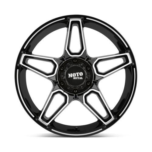 Moto Metal MO994 FANG Gloss Black Machined 20x9 0 8x180mm 124.2mm - Wheelwiz