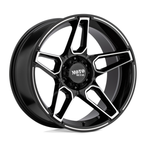 Moto Metal MO994 FANG Gloss Black Machined 20x9 00 5x127mm 78.1mm - WheelWiz