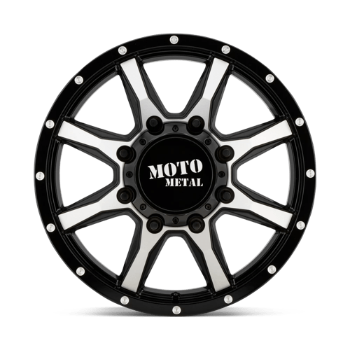 Moto Metal MO995 Gloss Black Machined - Front 20x8.25 +127 8x165.1mm 121.5mm - WheelWiz