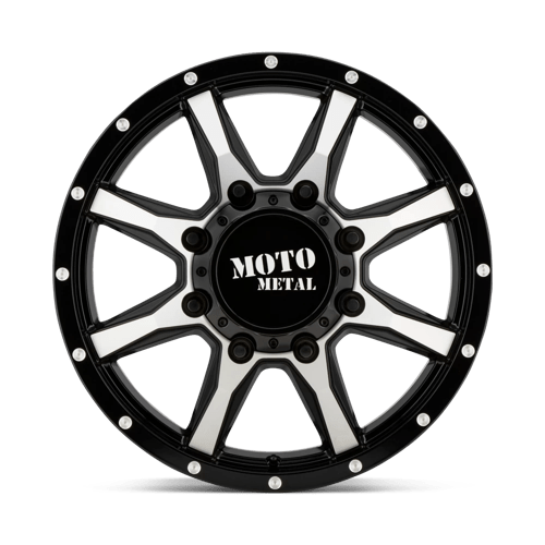 Moto Metal MO995 Gloss Black Machined 20x8.25 +127 8x165.1mm 117mm - Wheelwiz