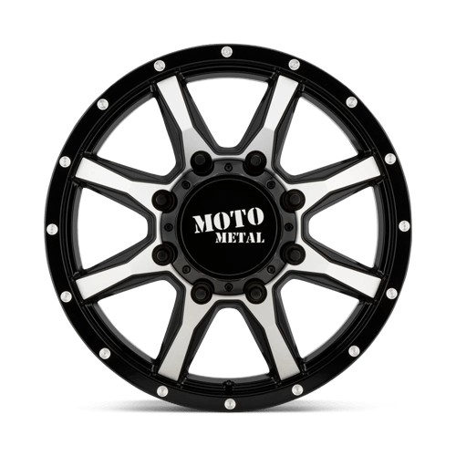 Moto Metal MO995 Gloss Black Machined 17x6.5 +111 8x165.1mm 125.1mm - Wheelwiz