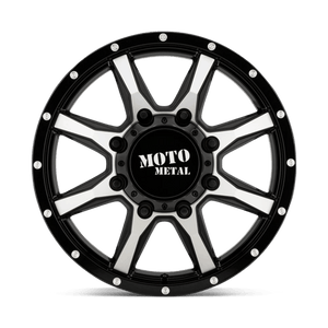 Moto Metal MO995 Gloss Black Machined 17x6.5 +111 8x165.1mm 125.1mm - Wheelwiz
