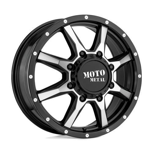 Moto Metal MO995 Gloss Black Machined 20x8.25 +127 8x165.1mm 125.1mm - Wheelwiz