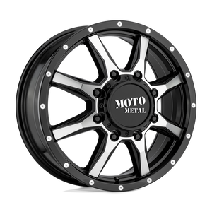 Moto Metal MO995 Gloss Black Machined - Front 20x8.25 +127 8x165.1mm 121.5mm - WheelWiz