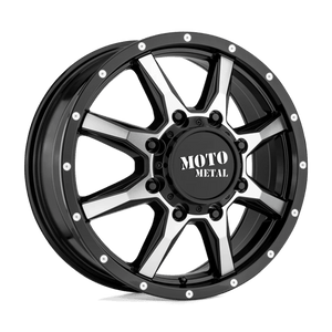 Moto Metal MO995 Gloss Black Machined - Front 20x8.25 +127 8x165.1mm 121.5mm - WheelWiz