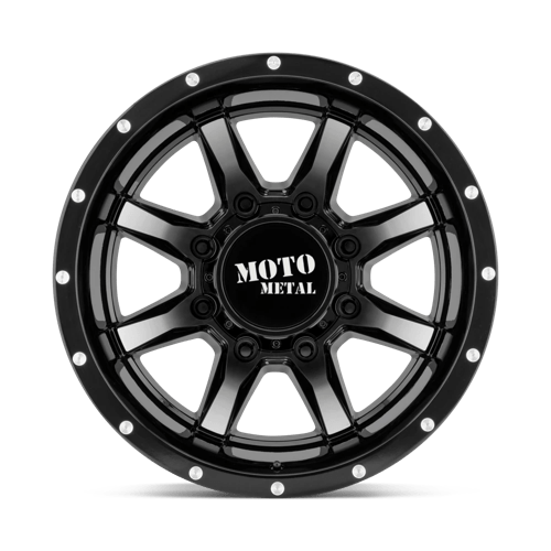 Moto Metal MO995 Gloss Black Machined - Rear 20x8.25 -198 8x200mm 142mm - WheelWiz