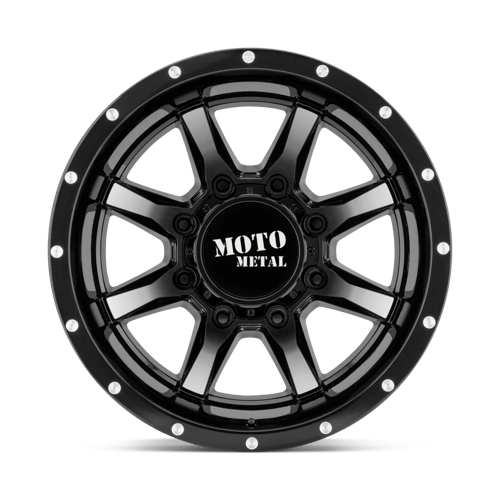 Moto Metal MO995 Gloss Black Machined 17x6.5 -155 8x200mm 142mm - Wheelwiz