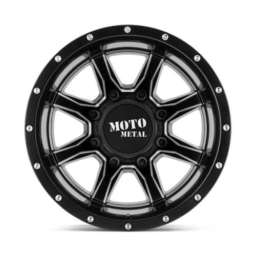 Moto Metal MO995 Satin Black Milled - Rear 20x8.25 -198 8x210mm 154.3mm - WheelWiz