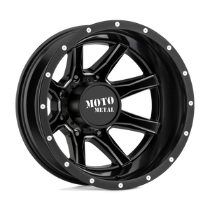 Moto Metal MO995 Satin Black Milled - Rear 20x8.25 -198 8x165.1mm 125.1mm - WheelWiz