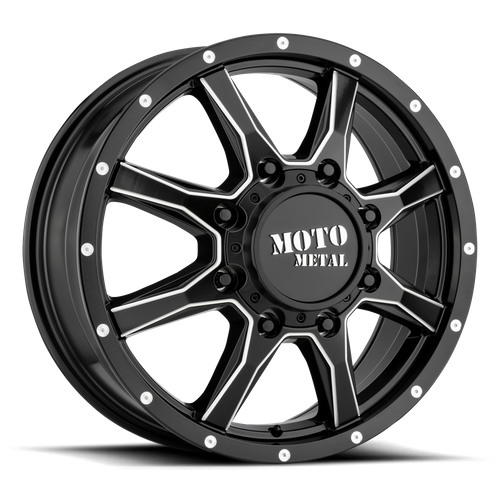 Moto Metal MO995 Satin Black Milled 20x8.25 +127 8x165.1mm 125.1mm - Wheelwiz
