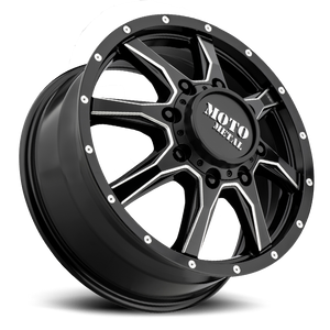 Moto Metal MO995 Satin Black Milled - Front 20x8.25 +127 8x165.1mm 117mm