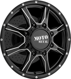 Moto Metal MO995 Satin Black Milled - Front 20x8.25 +127 8x165.1mm 117mm